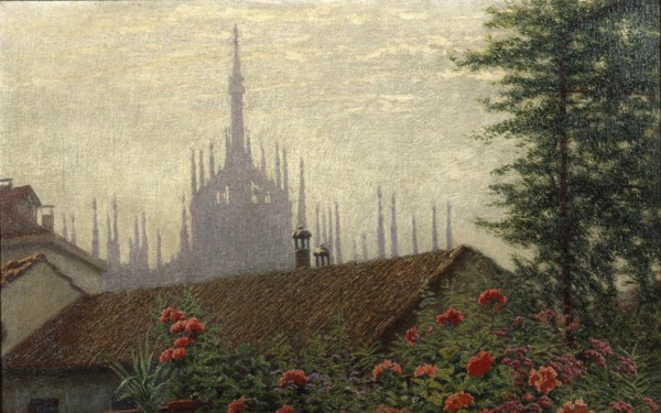 The Towers of the Duomo, 1900-1901. Creator: Morbelli, Angelo (1853-1919).
