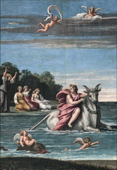 The Rape of Europa, 1602-1605. Creator: Carracci, Antonio Marziale (1583-1618).
