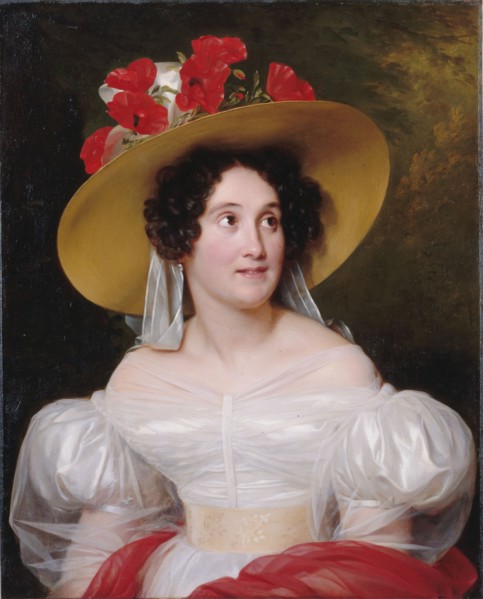 Portrait of Madame Arachequesne, 1831. Creator: Hersent, Louis (1777-1860).