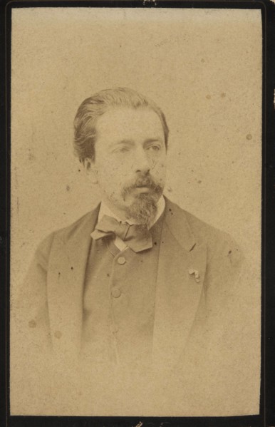 Portrait of the violinist and composer Henryk Wieniawski (1835-1880). Creator: Mieczkowski, Jan (1830-1889).