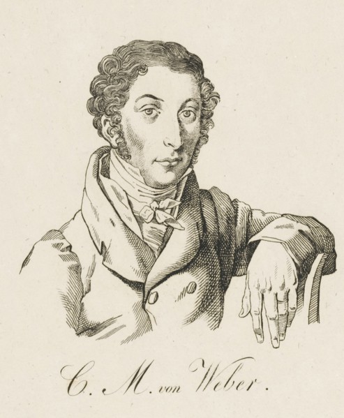 Carl Maria von Weber (1786-1826), after 1821. Creator: Anonymous.