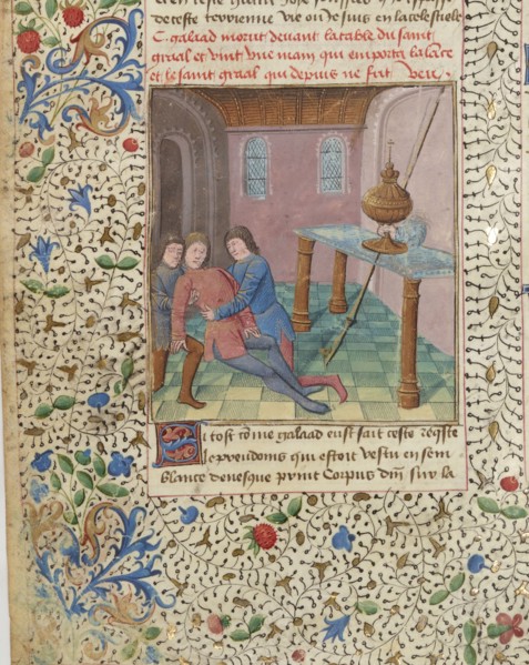 Compilation arthurienne de Micheau Gonnot, 1470. Creator: D'Espinques, Évrard (active 1440-1494).