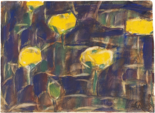 Water Lilies, 1925. Creator: Rohlfs, Christian (1849-1938).