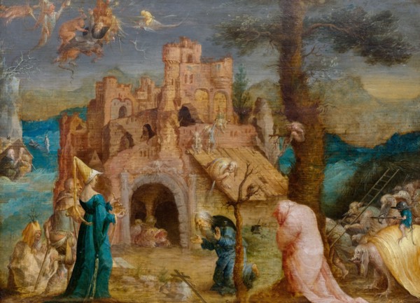 The Temptation of Saint Anthony, First Half of 16th cen.. Creator: Wellens de Cock, Jan (ca 1470-1528).