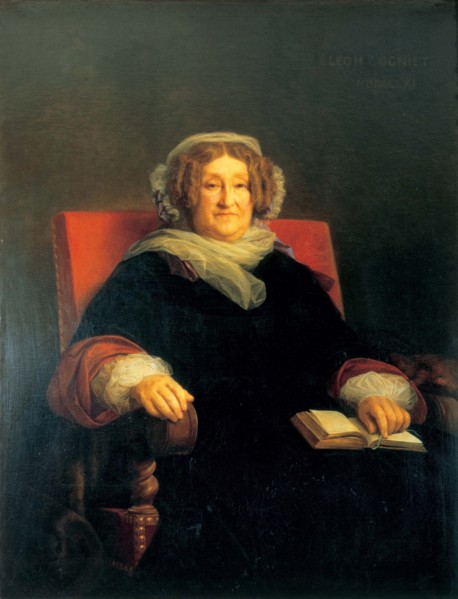 Portrait of Madame Clicquot, née Ponsardin (1777-1866), Between 1851 and 1860. Creator: Cogniet, Léon (1794-1880).