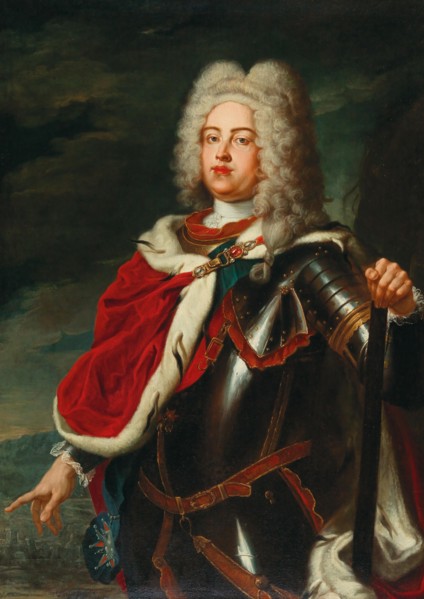 Frederick Augustus II, Elector of Saxony and future King Augustus III of Poland as Crown Prince. Creator: Mányoki, Adam (1673-1757).