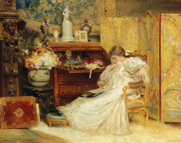 The Tender Creature. Creator: Makovsky, Konstantin Yegorovich (1839-1915).