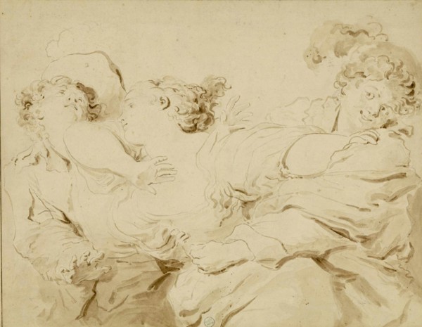 La Gifle , 1785. Creator: Fragonard, Jean Honoré (1732-1806).