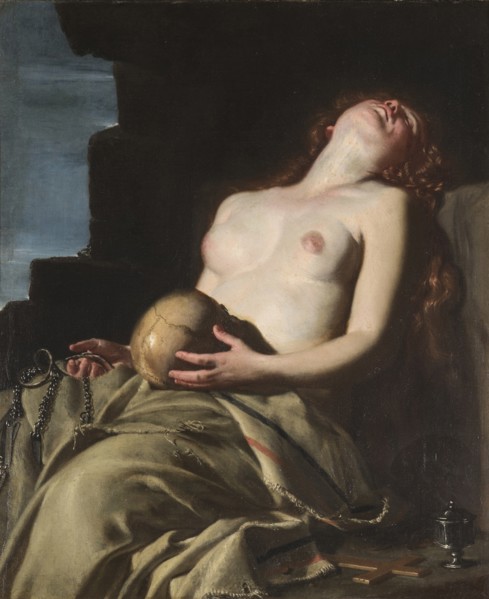 The Repentant Mary Magdalene, 1626-1627. Creator: Canlassi (Called Cagnacci), Guido (Guidobaldo) (1601-1663).