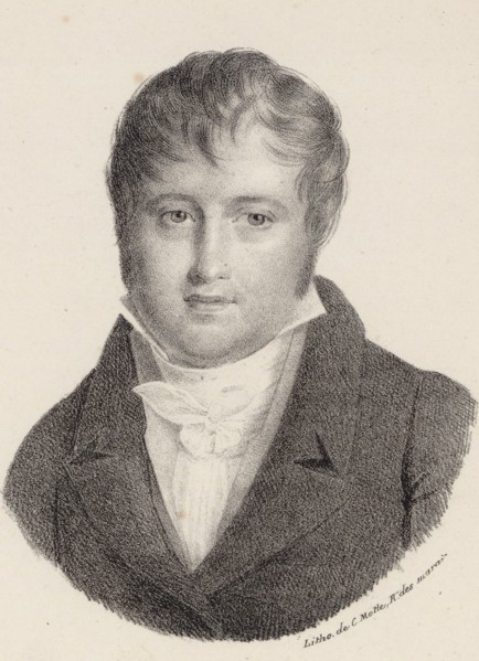 Portrait of the Composer Nicolò Isouard (1775-1818). Creator: Motte, Charles Etienne Pierre (1785-1836).
