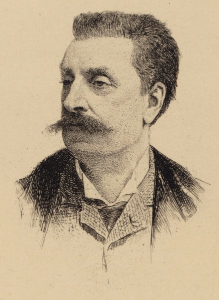 Portrait of the Composer Victorin de Joncières (1839-1903). Creator: Anonymous.