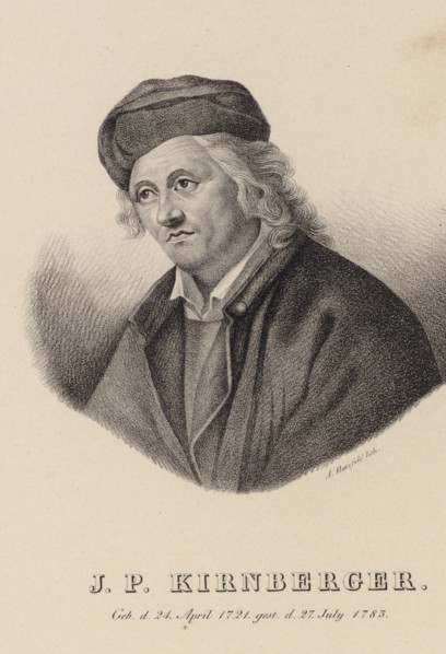Portrait of the Composer Johann Philipp Kirnberger (1721-1783). Creator: Hatzfeld, Johann Andreas (1800-1836).