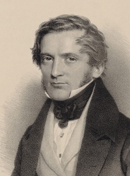 Portrait of the Composer Franz Lachner (1803-1890) , 1830. Creator: Staub, Andreas (1806-1839).