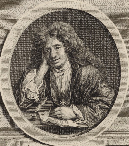 Portrait of the composer Michel-Richard de Lalande (1657-1726). Creator: Santerre, Jean Baptiste (1658-1717).