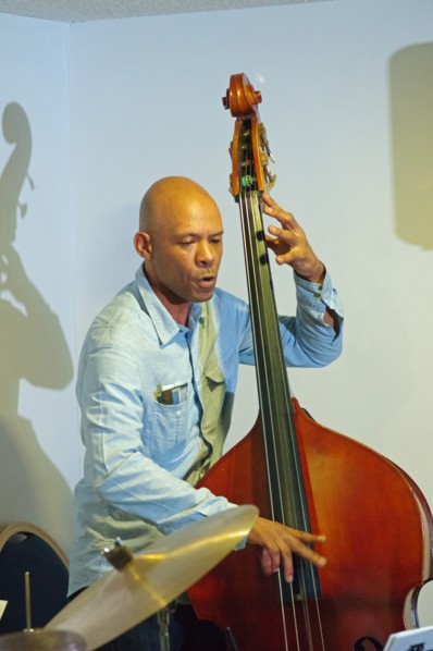 Miles Danso, Splash Point Jazz, Eastbourne, East Sussex, UK, 28 Aug 2019. Creator: Brian O'Connor.