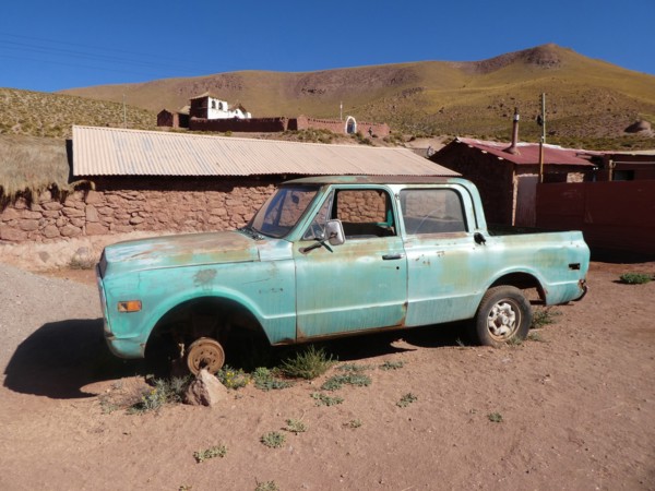 Chevrolet pick-up truck abandonded, Chile 2019. Creator: Unknown.