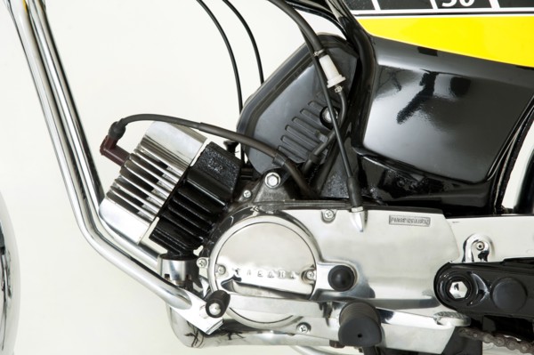 1987 Yamaha FS1E moped. Creator: Unknown.