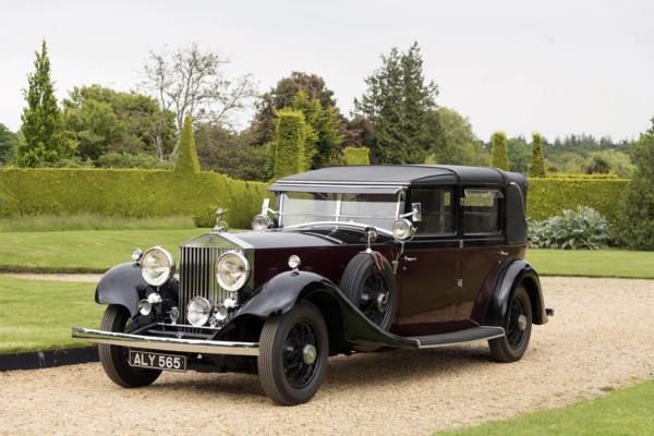 1933 Rolls Royce Phantom II Sedanca de Ville by Barker. Creator: Unknown.