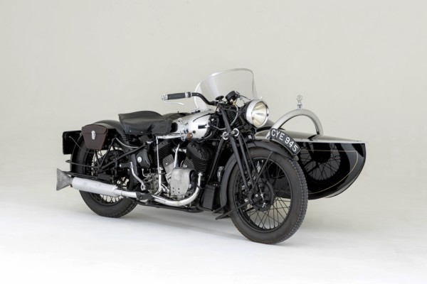 1936 Brough Superior 11-50 Special Combination. Creator: Unknown.