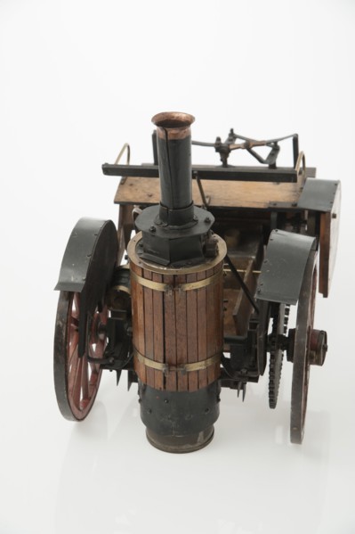 1868 Knight Steam carriage scale model. Creator: Unknown.