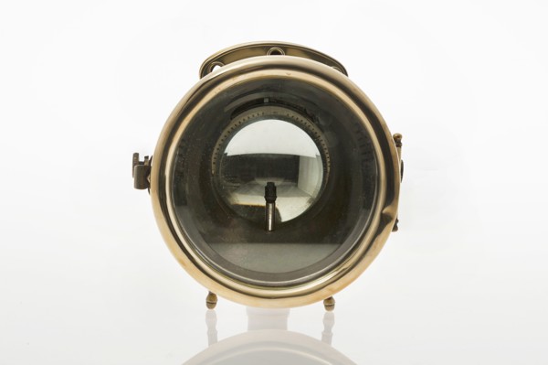 Acetylene gas headlamp from 1904 Daimler. Creator: Unknown.