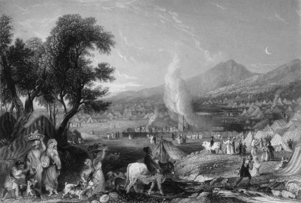 'Ye shall bring your offering of the cattle, even of the herd, and of the flock', 19th century? Creator: R Staines.
