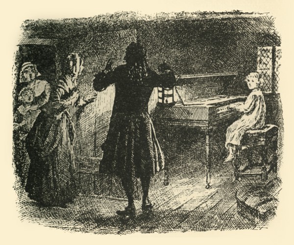 'Beckoned silently to the rest to follow him', (1907). Creator: Unknown.