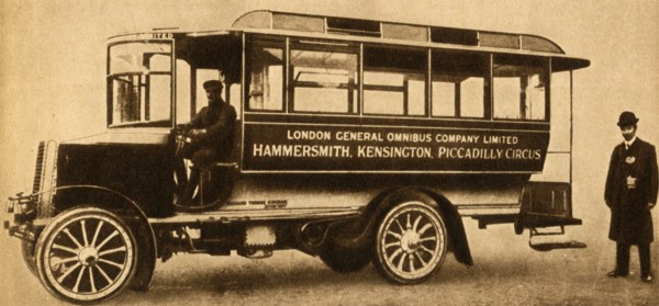 'First L.G.O.C. Motor Bus', 1904, (1933).  Creator: Unknown.
