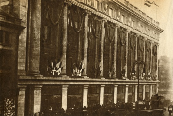 'The Opening of Selfridge's', 1909, (1933).  Creator: Unknown.