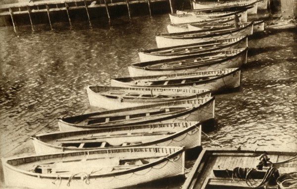 'Mute Evidence of Tragedy: All That Was Left of the Greatest Ship in the World', 1912, (1933).  Creator: Unknown.