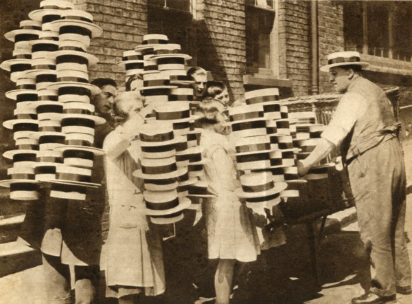 'Straw hats return to favour', 1930, (1933).  Creator: Unknown.