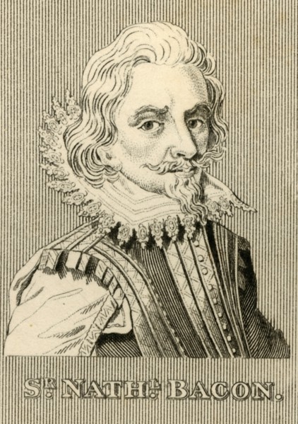 'Sir Nathaniel Bacon', (1647-1676), 1830. Creator: Unknown.