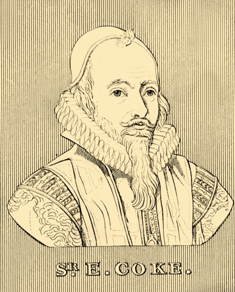 'Sr. E. Coke', (1552-1634),1830. Creator: Unknown.