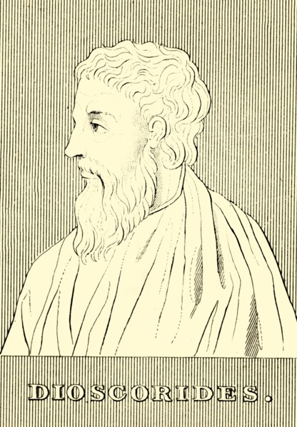 'Dioscorides', (c40-90 AD), 1830. Creator: Unknown.