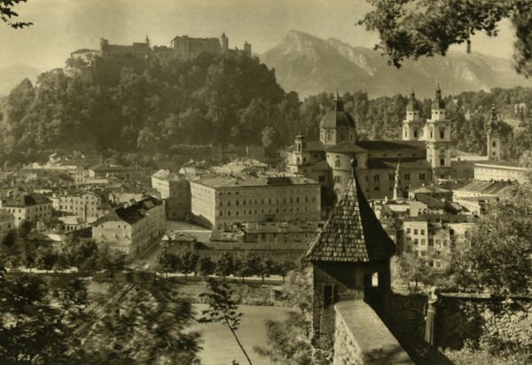 Salzburg from the Kapuzinerberg, Austria, c1935.  Creator: Unknown.