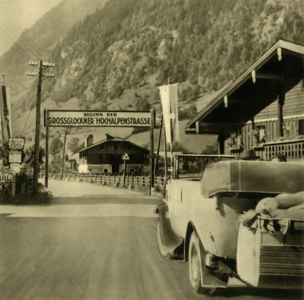 Start of the Grossglockner High Alpine Road, Fusch an der Großglocknerstraße, Austria, c1935. Creator: Unknown.