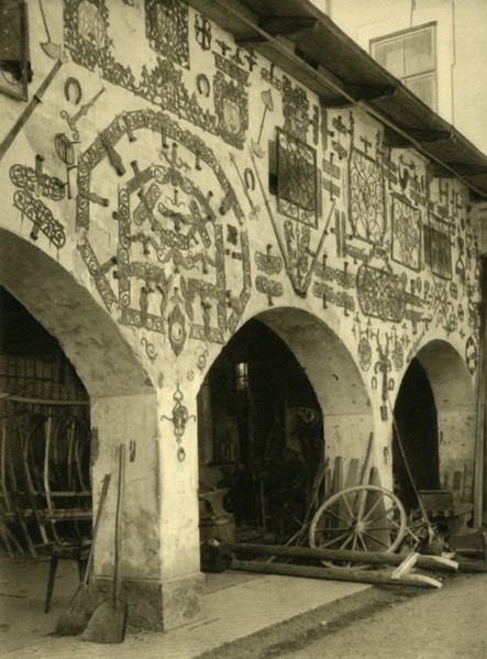 Smithy at Admont Abbey, Austria, c1935. Creator: Unknown.