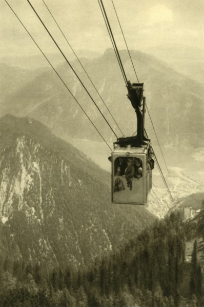 The Feuerkogel cable car, Upper Austria, c1935.  Creator: Unknown.