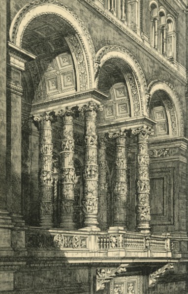 'Central Recess in the Principal Quadrangle', c1860s?, (1881).  Creator: John Watkins.