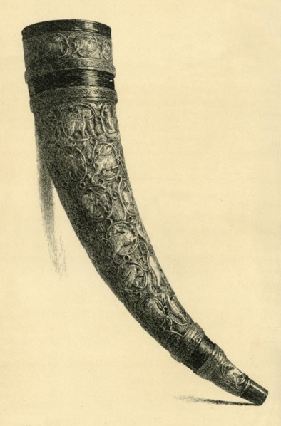 Horn, 11th century, (1881).  Creator: A A Bradbury.