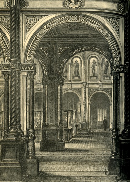 'Central or Loan Court, South Kensington Museum', c1860s, (1881).  Creator: John Watkins.