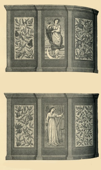 'Decorations of the West Dining-Room, South Kensington Museum', c1865, (1881).  Creator: Unknown.