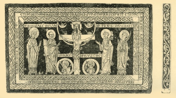 The Hildesheim Portable Altar, c1160-1170, (1881). Creator: W Jones.