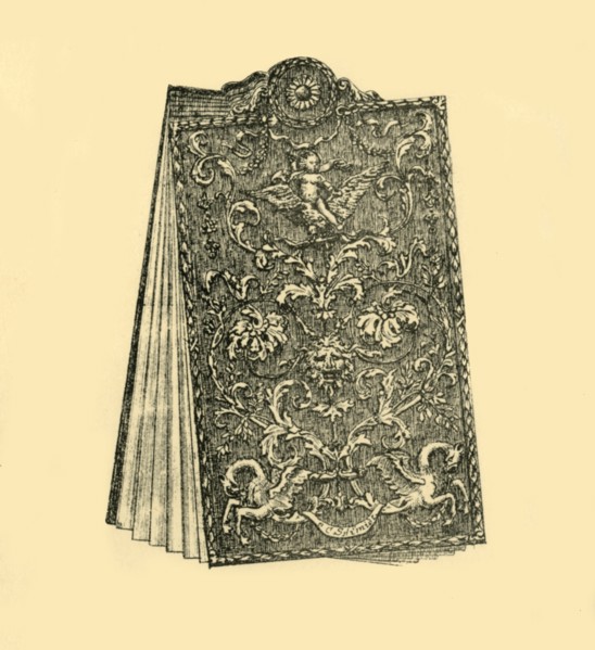 Writing tablets, 1690-1700, (1881). Creator: W Harbutt.