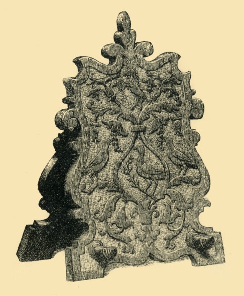 Bookrest, 1540-1580, (1881). Creator: William Catley.
