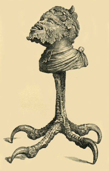 Bronze lamp, c1500-1550, (1881).  Creators: Severo Calzetta da Ravenna, J Emms.