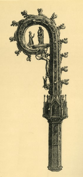 The Reichenau Crozier, 1351, (1881).  Creator: Frederick Albert Slocombe.