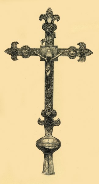 Cross, mid 14th century?, (1881).  Creator: M Sullivan.