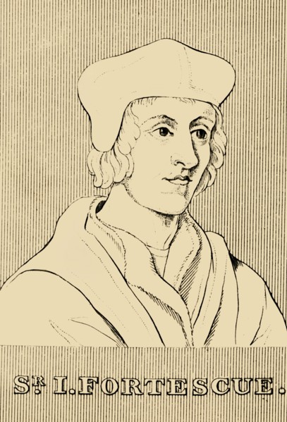 'Sir J. Fortescue', (c1394-1479), 1830. Creator: Unknown.