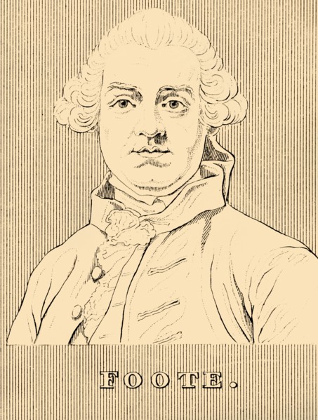 'Foote', (1720-1777), 1830. Creator: Unknown.